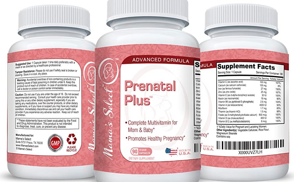 prenatal plus vitamins